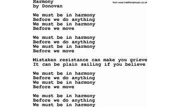 Agents of Harmony en Lyrics [VOWWS]